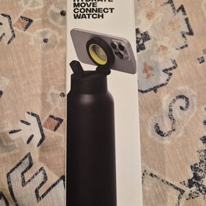 Hydrate Move Connect Watch Black Water Bottle